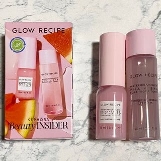 セフォラ(Sephora)の新品　GLOW RECIPE スキンケアセット　トナー&ナイアシンアミド美容液(化粧水/ローション)