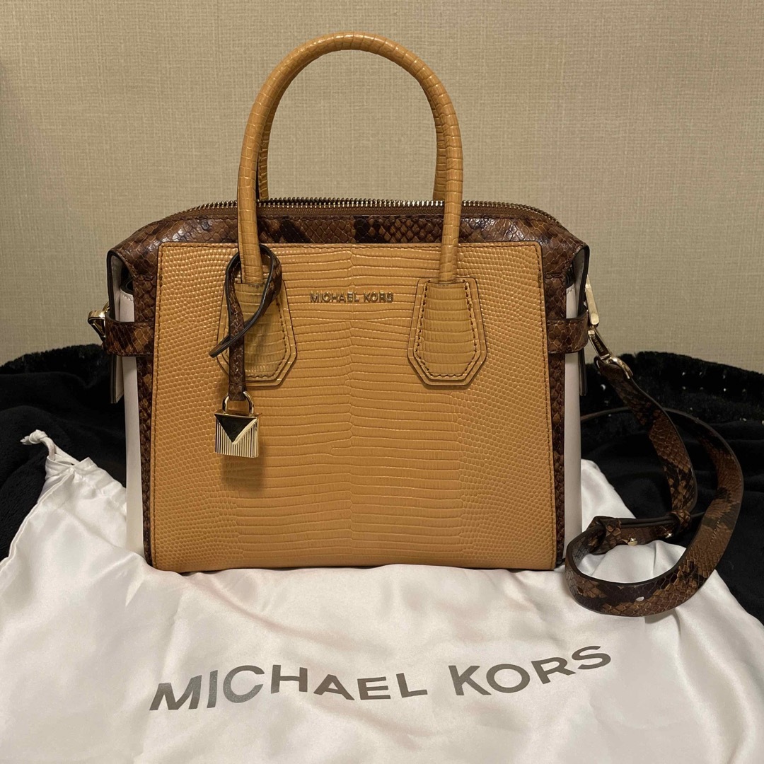 Michael Kors - マイケルコース 2way レザーバッグの通販 by るー ...