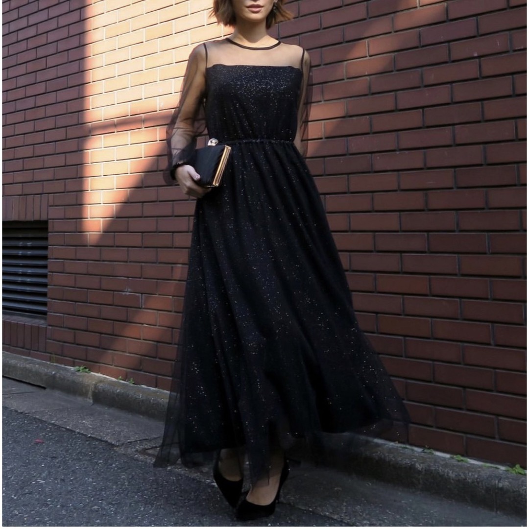 結婚式milano lame day dress