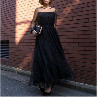 マイシャウティー(My shawty)のmilano lame day dress(ロングドレス)