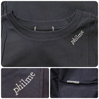 新品 完売品 philme jacquard line blouse ブラック
