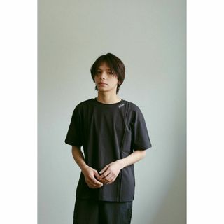 L 新品 再販なし philme over logo T-shirt ネイビー