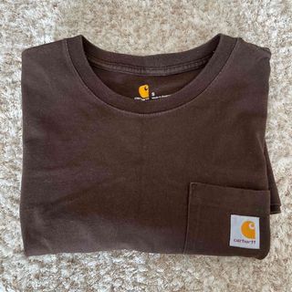 カーハート(carhartt)のカーハート　Tシャツ　Sサイズ　ブラウン(Tシャツ/カットソー(半袖/袖なし))