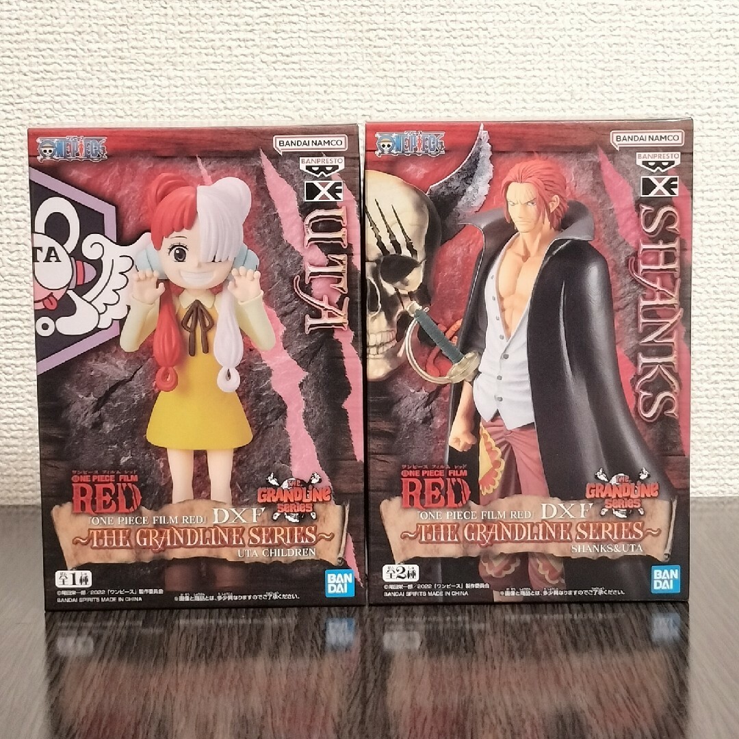 BANPRESTO(バンプレスト)のワンピース FILM RED シャンクス＆ウタ(幼少期？) エンタメ/ホビーのフィギュア(アニメ/ゲーム)の商品写真