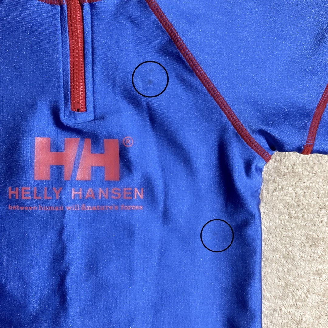 HELLY HANSEN(ヘリーハンセン)のHELLY HANSEN キッズ　ラッシュガード　水着　110 キッズ/ベビー/マタニティのキッズ服男の子用(90cm~)(水着)の商品写真