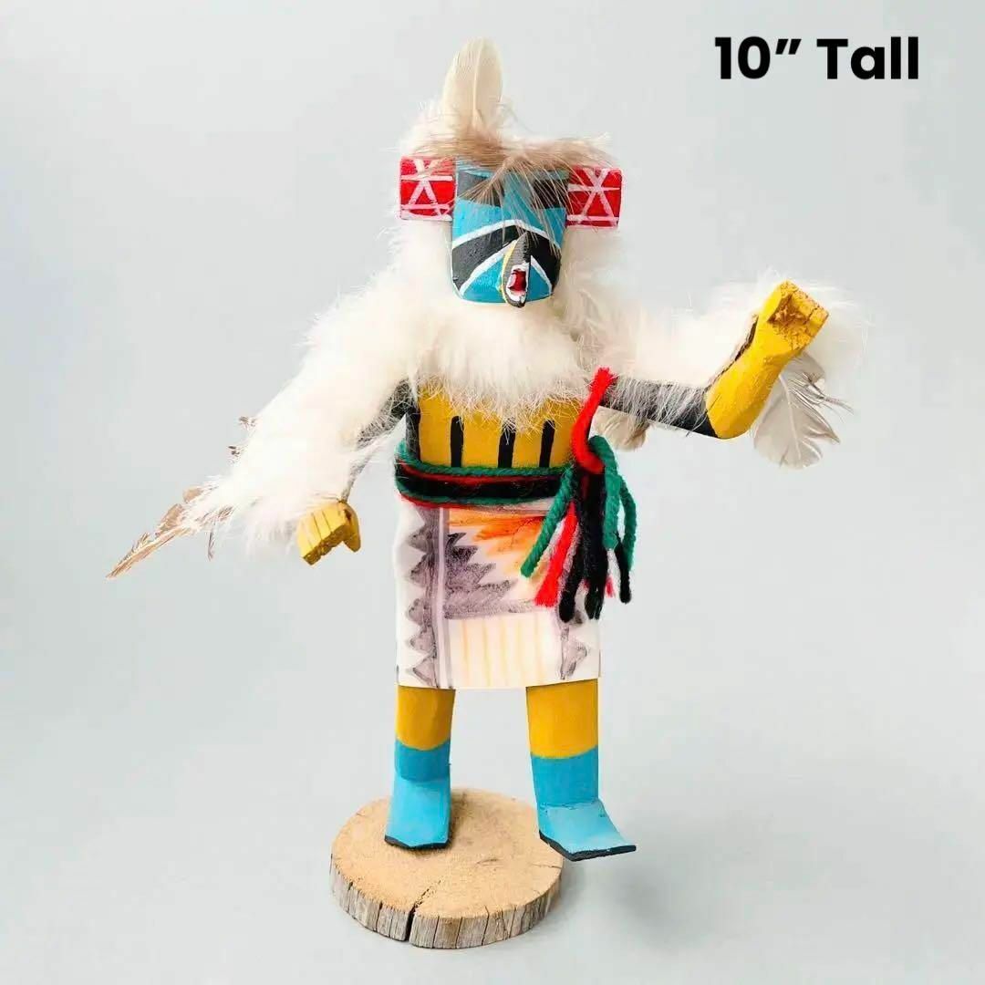 10" Tall イーグル Eagle カチナドール 精霊 インディアン ホピ