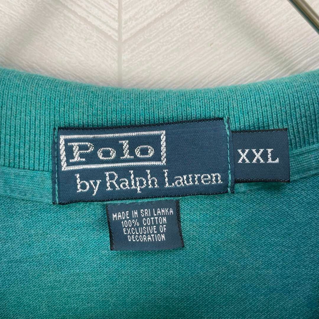 Ralph Lauren(ラルフローレン)のくすみカラー 90s ポロ ラルフローレン ポロシャツ オーバーサイズ US古着 メンズのトップス(ポロシャツ)の商品写真