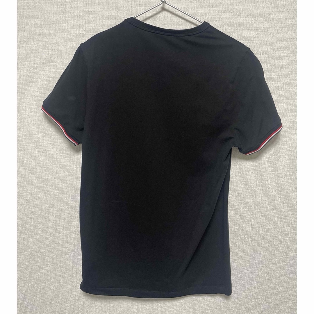 MONCLER(モンクレール)のモンクレール　ロゴストレッチコットンTシャツ　ブラックS メンズのトップス(Tシャツ/カットソー(半袖/袖なし))の商品写真