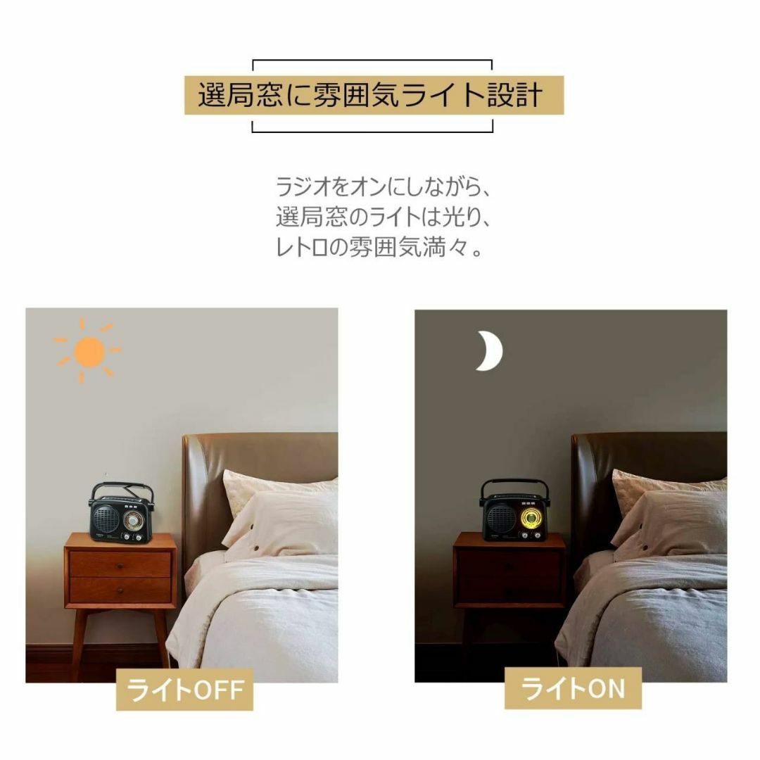 ◎人気売れ筋品を取り揃えました充電式ポータブルラジオと懐中電灯の便利な2-in-1デバイス