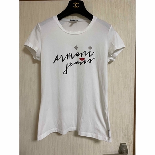 アルマーニ(Armani)のアルマーニ　Tシャツ　トップス　キラキラ　美品(Tシャツ(半袖/袖なし))