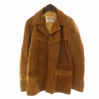 ショット(schott)のSCHOTT WESTERN レザージャケット 革ジャン スエード 38 M 茶(その他)