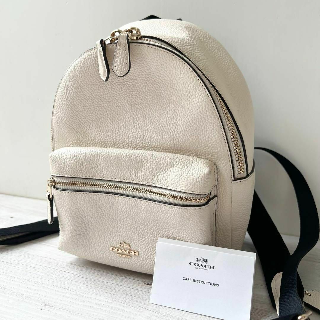 COACH コーチ ミニリュック F38263 ミニチャーリー アイボリー系 | www