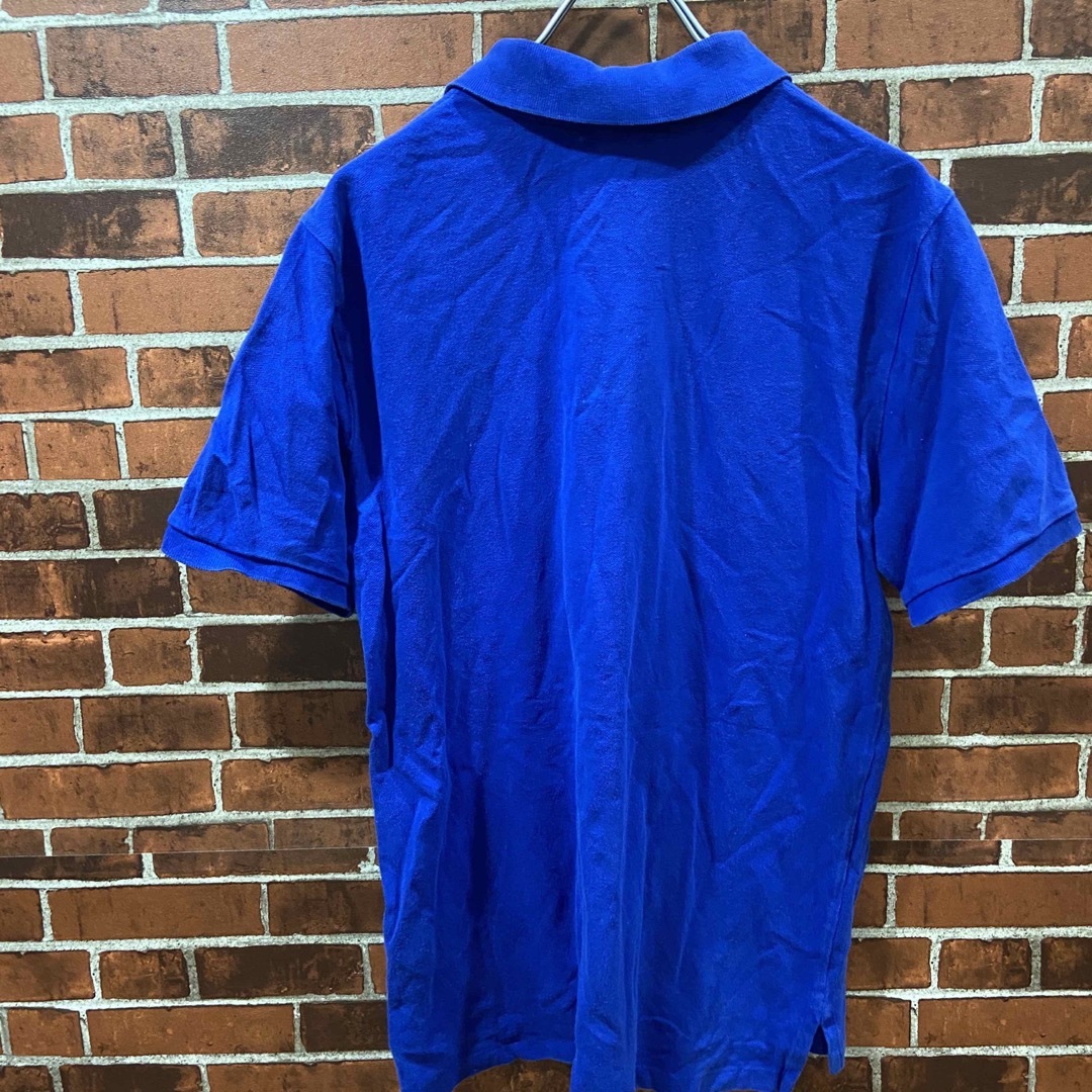 POLO RALPH LAUREN(ポロラルフローレン)のR6 ポロ ラルフローレン 古着 ポロシャツ 刺繍ロゴ POLO 青シャツ メンズのトップス(ポロシャツ)の商品写真