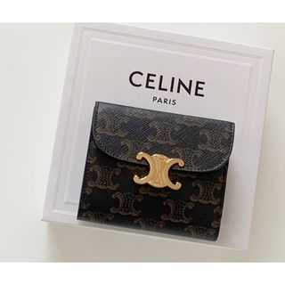 セフィーヌ(CEFINE)のCELINE スモールトリオンフウォレット トリオンフキャンバス(財布)