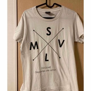 スボルメ(Svolme)のスボルメTシャツ　Sサイズ　ホワイト希少モデル(Tシャツ/カットソー(半袖/袖なし))