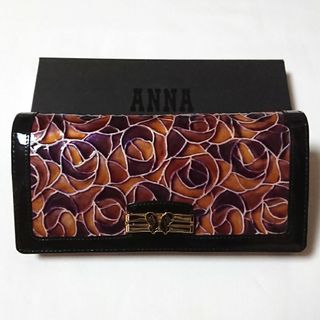 アナスイ(ANNA SUI)のアナスイ ANNA SUI ドルチェ かぶせ長財布 バラ ステンドグラス 新品(財布)