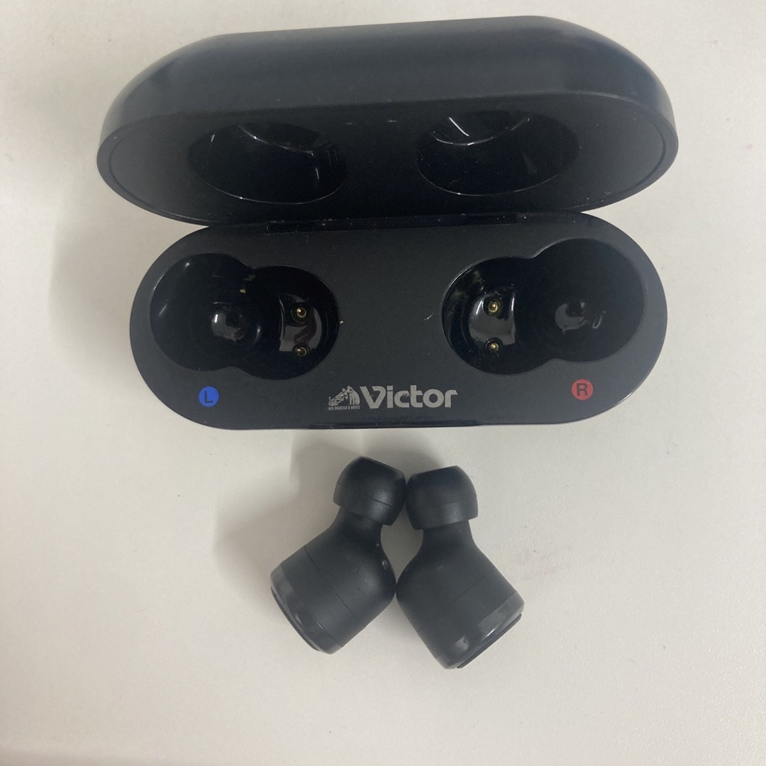 Victor(ビクター)のビクターワイヤレスイヤホン　HA-FX100T スマホ/家電/カメラのオーディオ機器(ヘッドフォン/イヤフォン)の商品写真