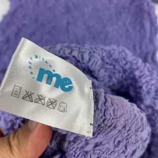 イッセイミヤケ カットソー ロンT シワ加工 プリーツ 襟ボタン 女子