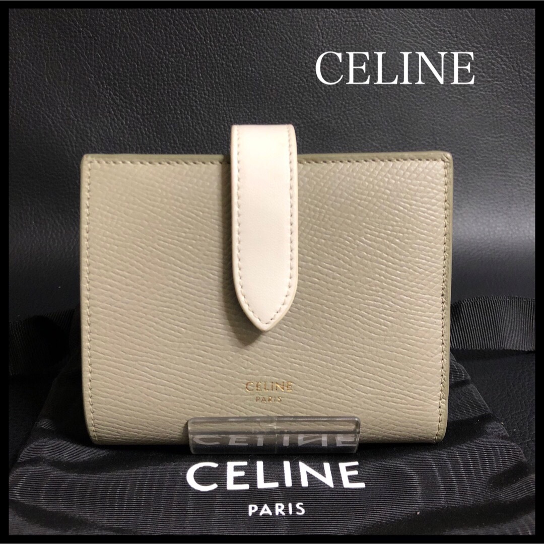 celine(セリーヌ)の【極美品】CELINE セリーヌマルチファクションストラップ　セリーヌ財布 レディースのファッション小物(財布)の商品写真