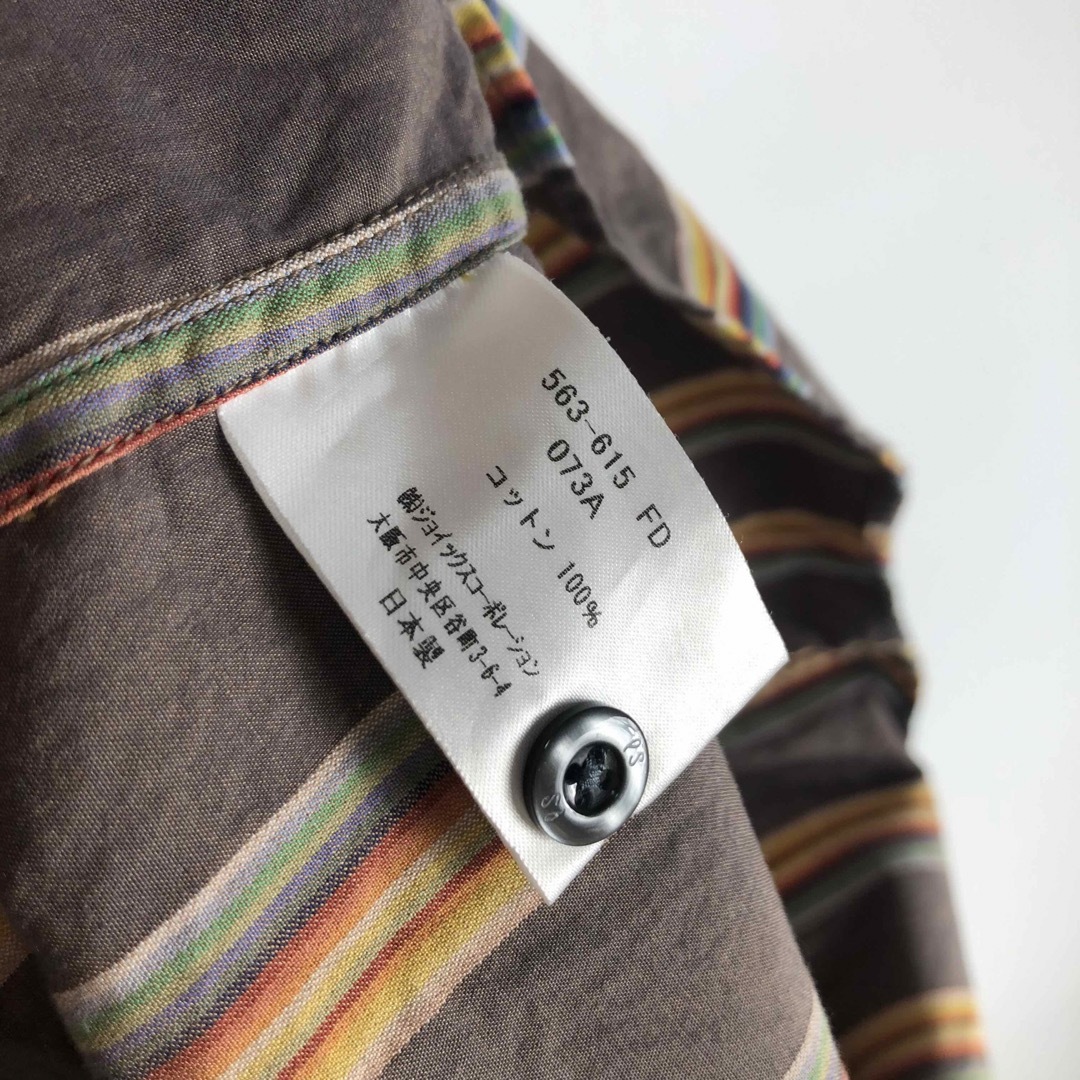 Paul Smith(ポールスミス)のPaul Smith ポールスミス　半袖　シャツ　マルチストライプ柄　メンズ メンズのトップス(シャツ)の商品写真