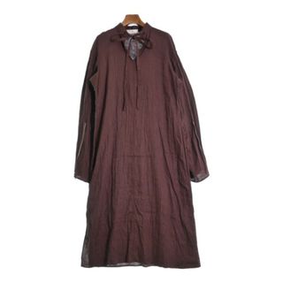 Lautashi ラウタシー ワンピース F 茶 【古着】【中古】