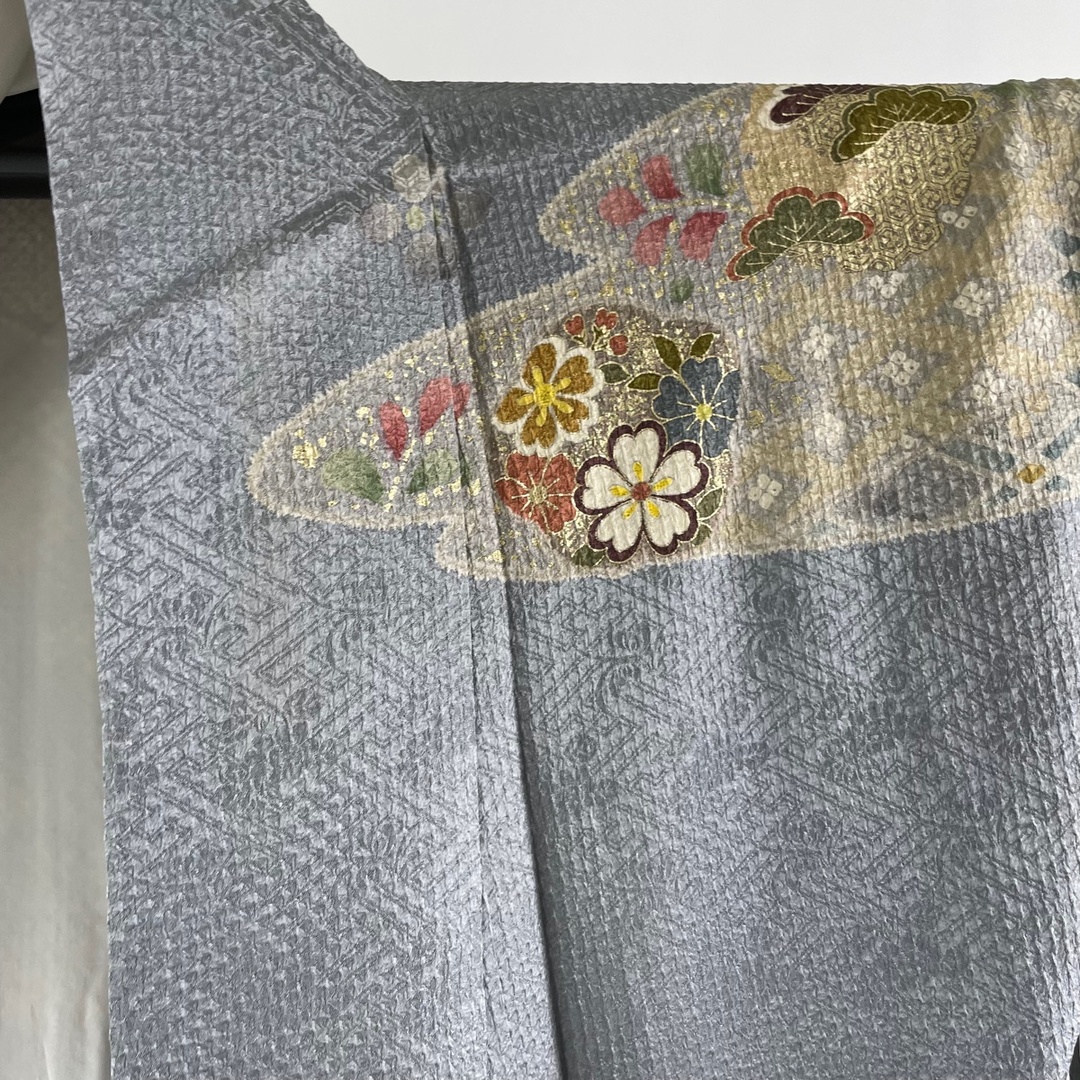 訪問着 名品 身丈163cm 裄丈63cm 正絹 【中古】の通販 by バイセル ...