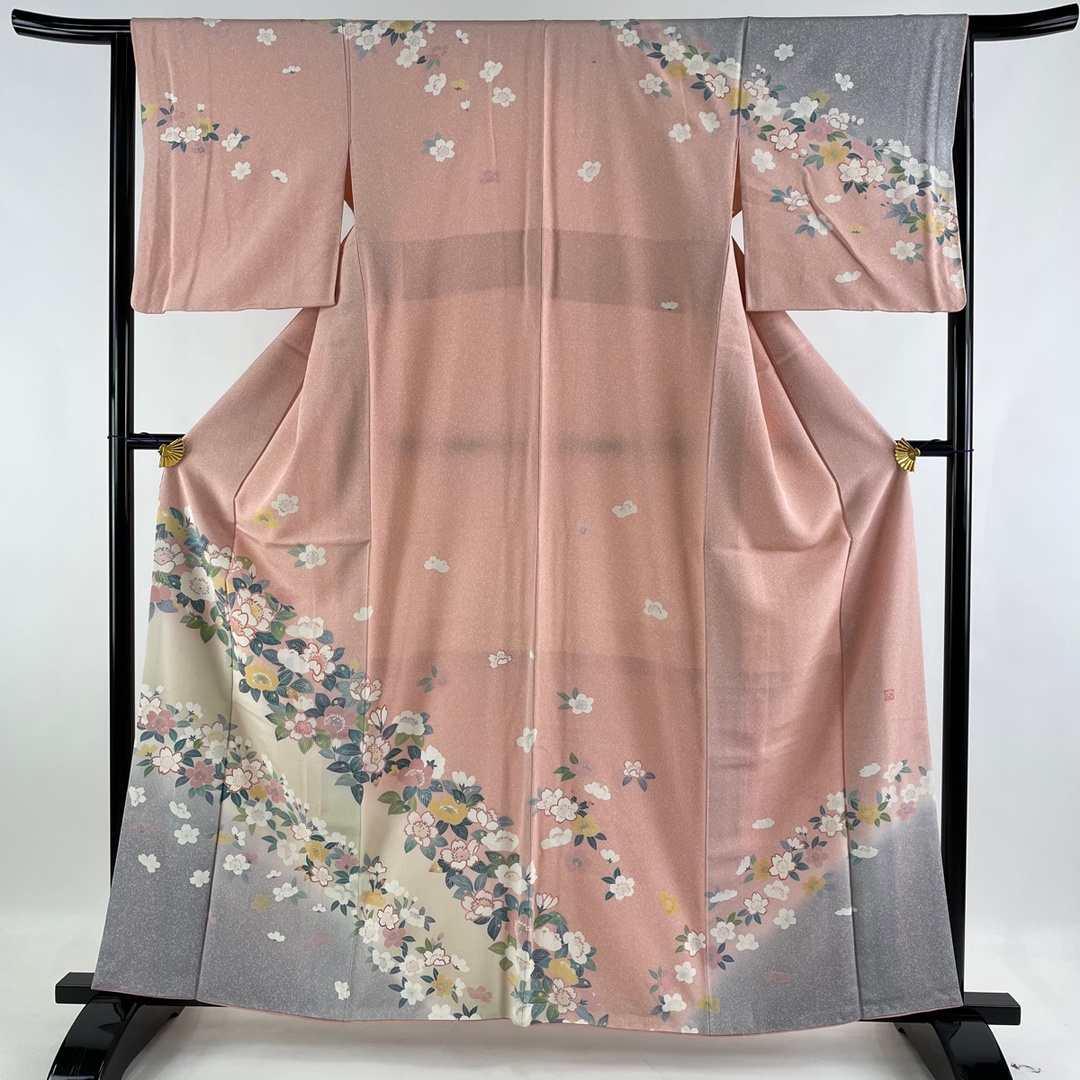 訪問着 美品 名品 身丈161cm 裄丈64.5cm 正絹 - 着物