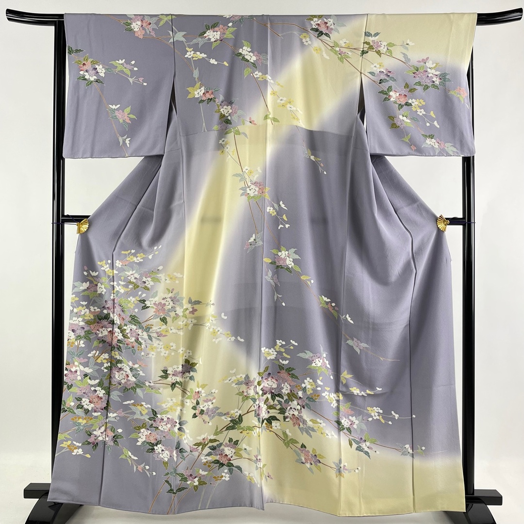 訪問着 名品 身丈163.5cm 裄丈65.5cm 正絹-