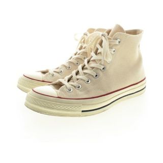 コンバース(CONVERSE)のCONVERSE コンバース スニーカー 27.5cm ベージュ系 【古着】【中古】(スニーカー)