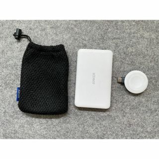 アンカー(Anker)の【Anker】 モバイルバッテリー ＋ Apple Watch充電器(バッテリー/充電器)