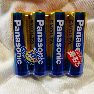 パナソニック(Panasonic)のパナソニック エボルタ 単3形アルカリ乾電池 4本パック LR6EJ/4SE(日用品/生活雑貨)