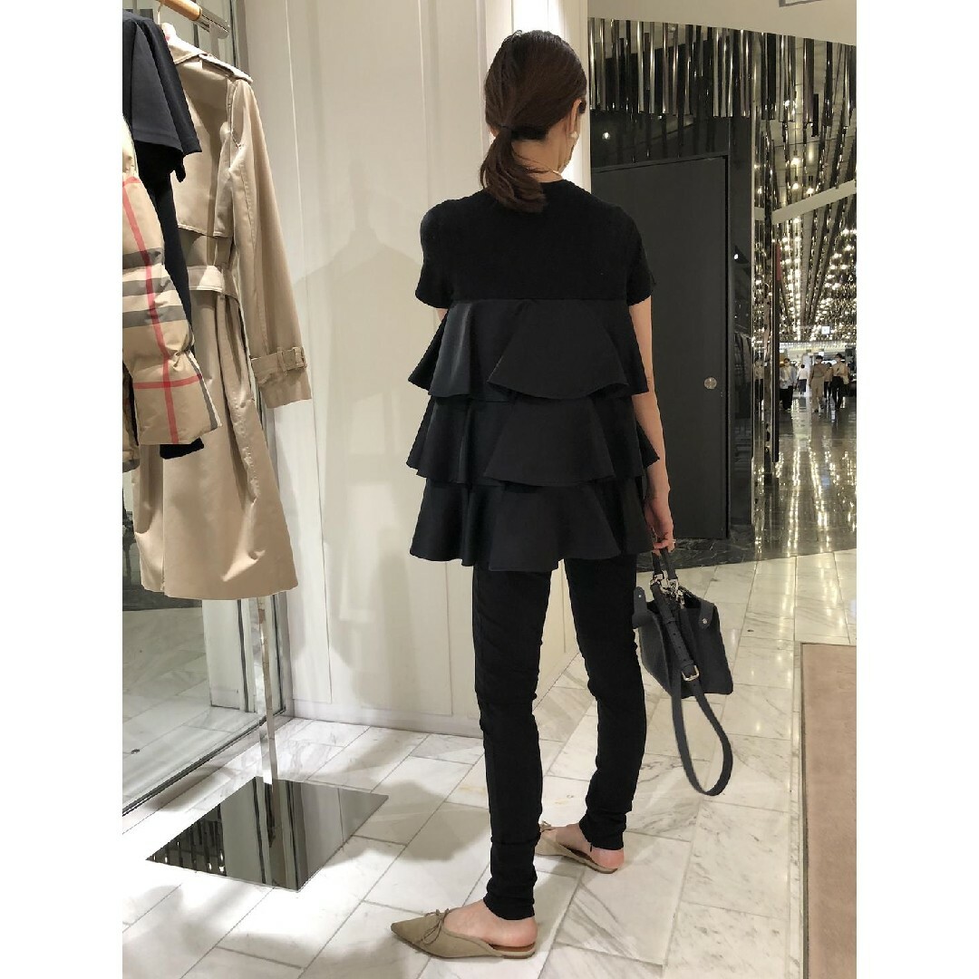 YOKO CHAN - ノースリーブラッフルレイヤーカットソーの通販 by shop