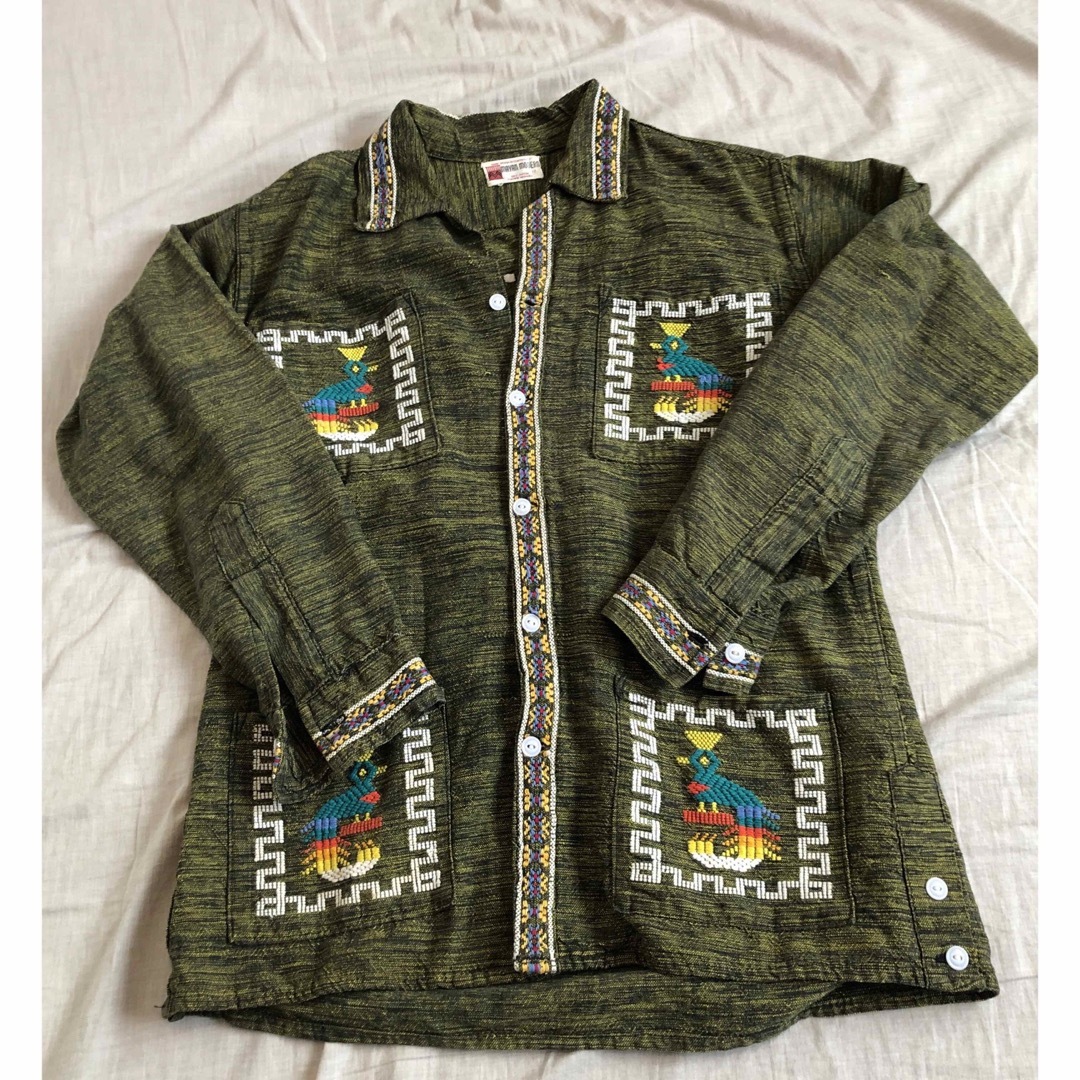 グアテマラ ガテマラシャツ シャツジャケット ネイティブ 民族調 刺繍