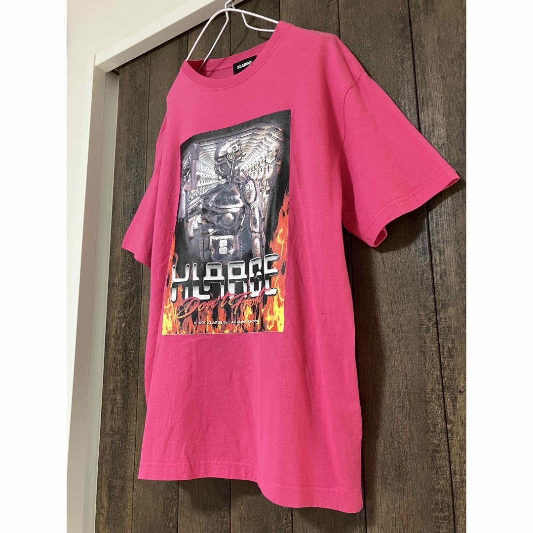 XLARGE xlarge ターミネーター Tシャツ ピンク Lサイズの通販 by プンプンショップ｜エクストララージならラクマ