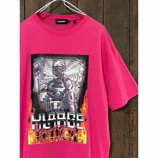 エクストララージ(XLARGE)のxlarge　ターミネーター　Tシャツ　ピンク　Lサイズ(Tシャツ/カットソー(半袖/袖なし))