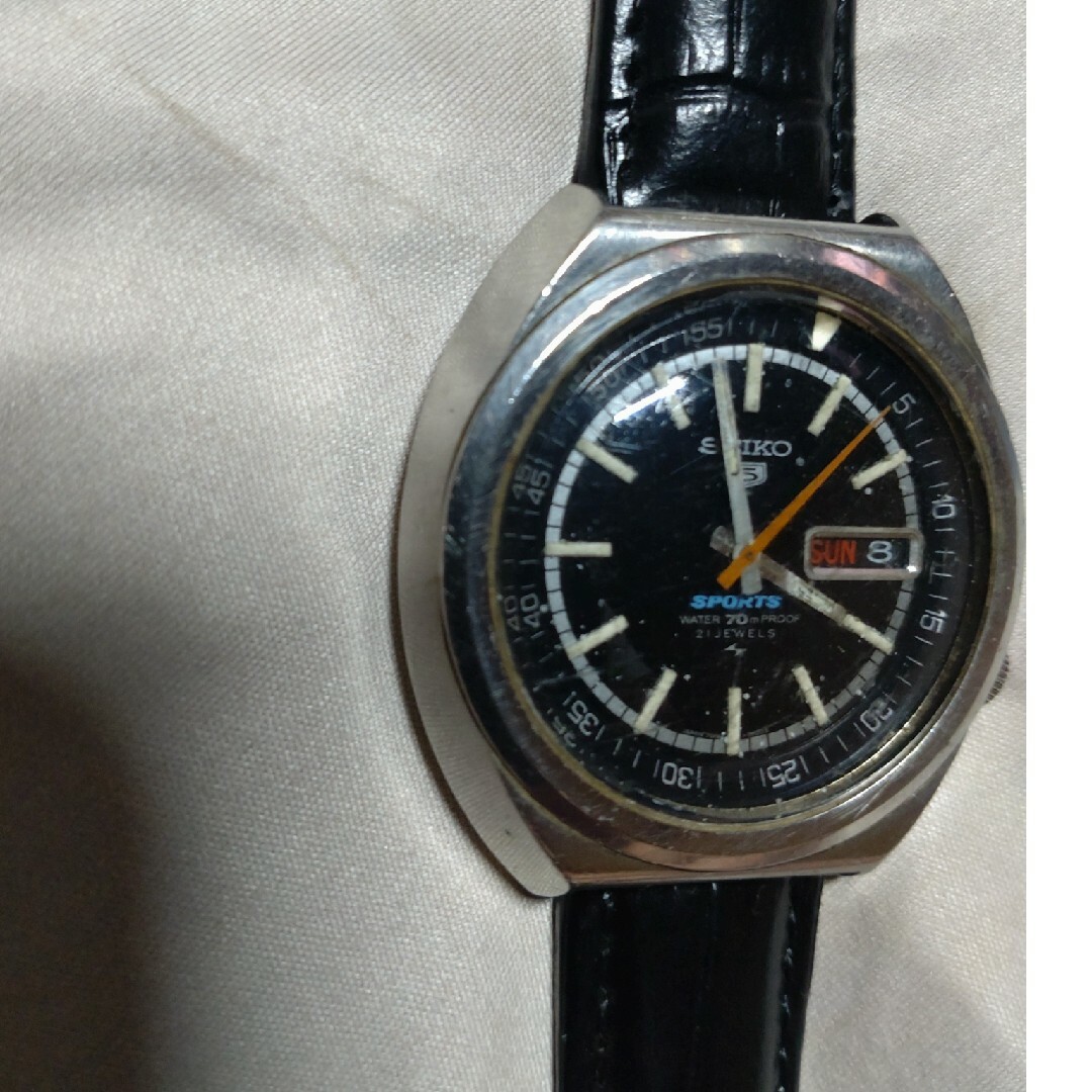 SEIKO - セイコーファイブスポーツ 7019-6010インナーベゼル回転 ...