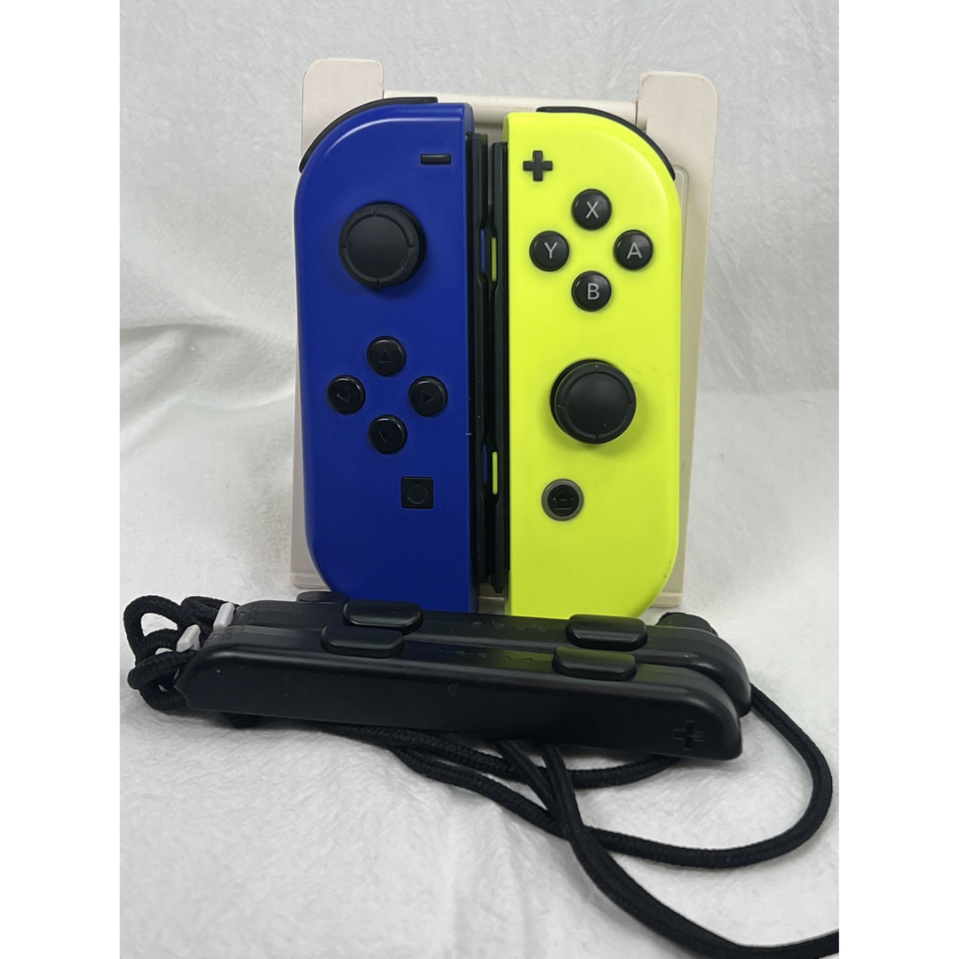 【美品】Switch  ジョイコン第4世代スティック使用 ストラップセット