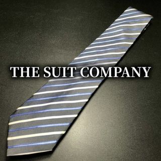 スーツカンパニー(THE SUIT COMPANY)のスーツカンパニー レジメンタル ネイビー ネクタイ B103-F03(ネクタイ)