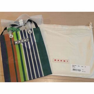 Marni - 完売品 MARNIマルニマーケット ストライプミニショルダー ...