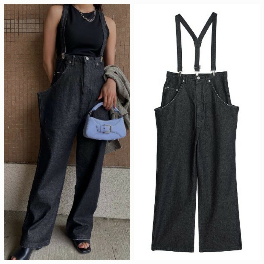 AmeriVINTAGE HIGH WAIST WIDE サスペンダーパンツ 小物などお買い得な