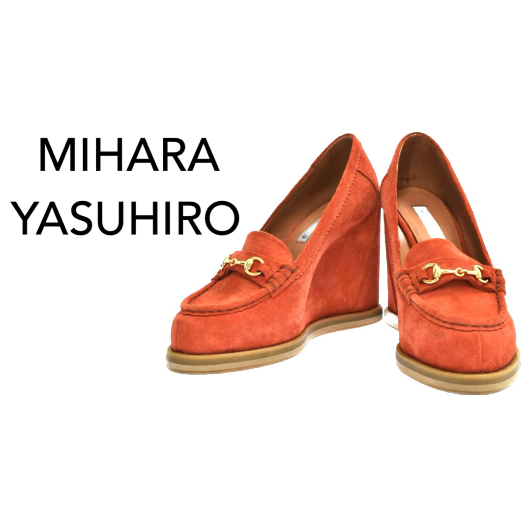 MIHARAYASUHIRO(ミハラヤスヒロ)のMIHARA YASUHIRO(ミハラヤスヒロ)  ウェッジソール シューズ レディースの靴/シューズ(ローファー/革靴)の商品写真