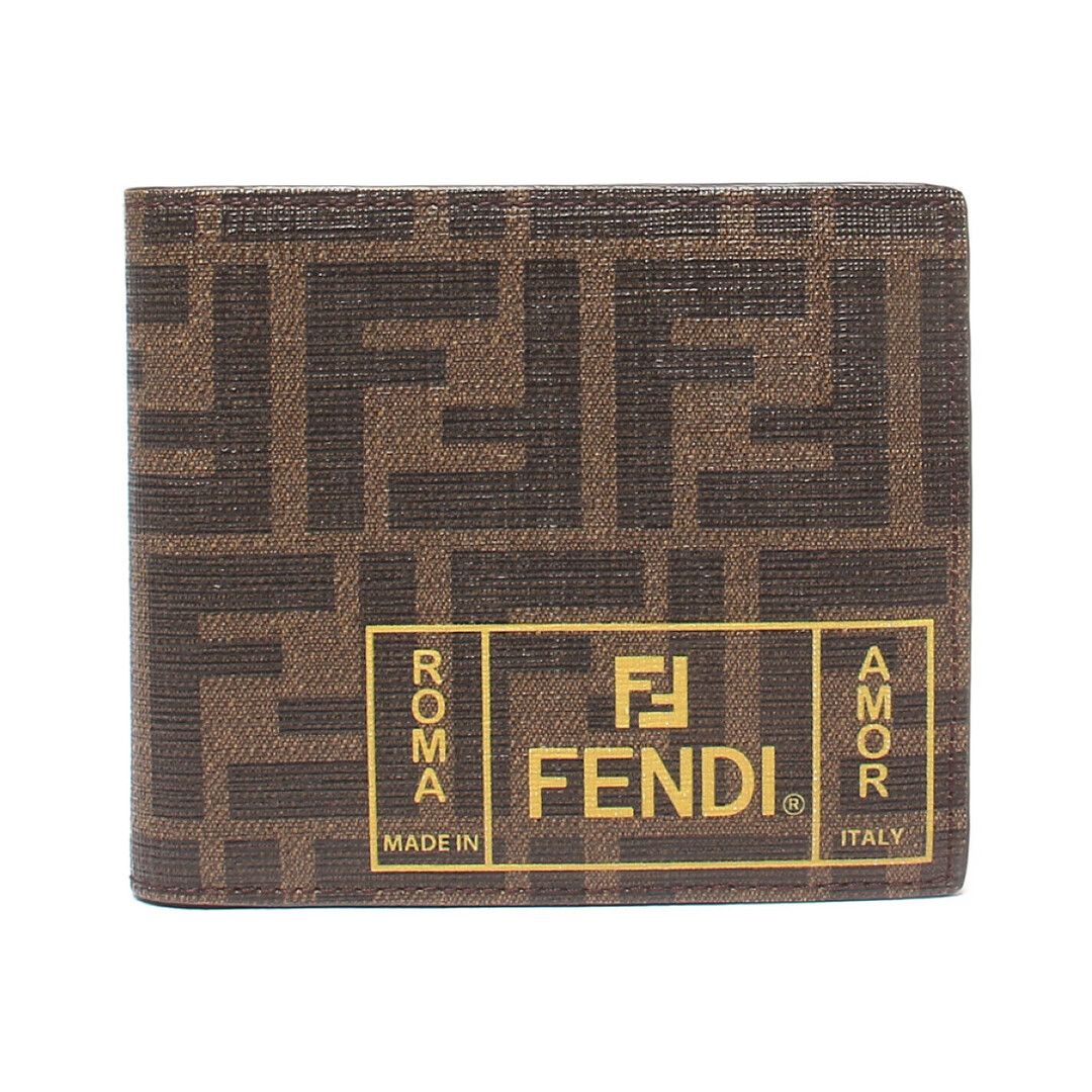 フェンディ FENDI 二つ折り財布    メンズ