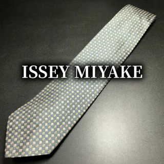 イッセイミヤケ(ISSEY MIYAKE)のイッセイミヤケ ドット ライトグレー ネクタイ B103-G06(ネクタイ)