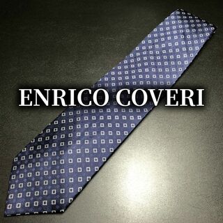 エンリココベリ(ENRICO COVERI)のエンリココベリ ドット ネイビー ネクタイ B103-G10(ネクタイ)