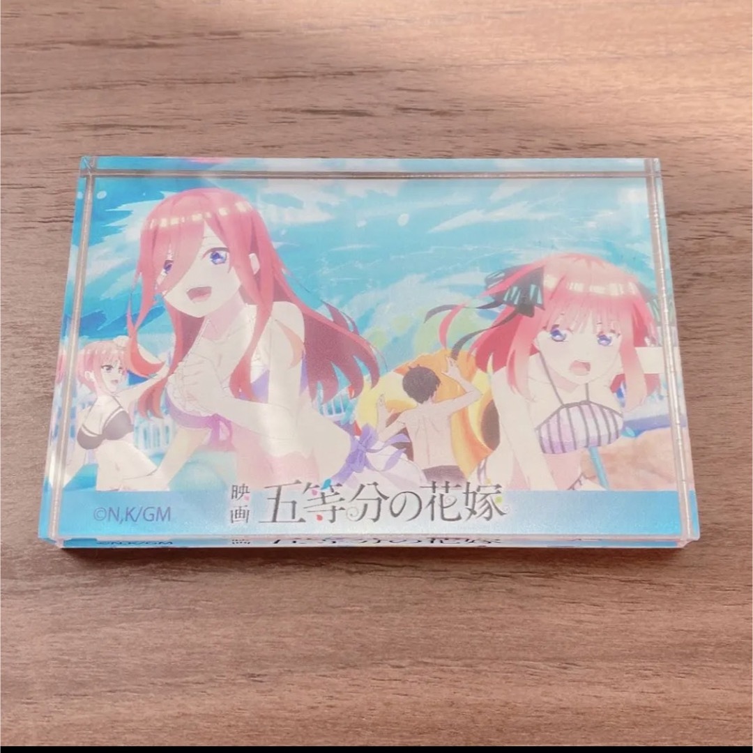 大特価放出! 五等分の花嫁 場面写アクリルブロック 三玖二乃