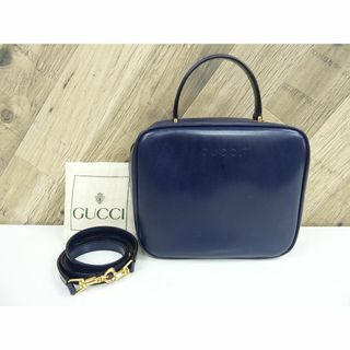 グッチ(Gucci)のMSZ002 / GUCCI ハンドバッグ ショルダーバッグ バンブー エナメル(ハンドバッグ)