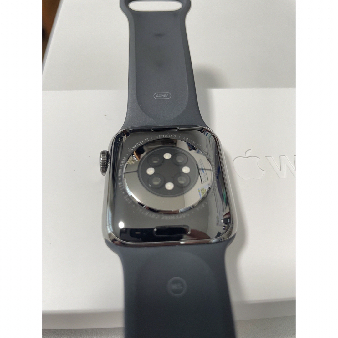 Apple(アップル)のAppleWatch6 40mm cellular 全面ガラスコーティング メンズの時計(腕時計(デジタル))の商品写真