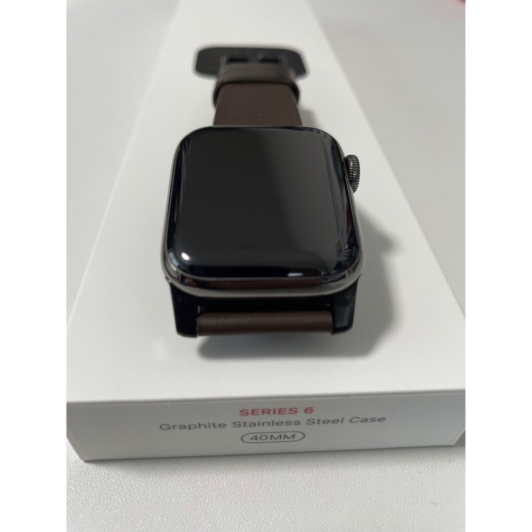 Apple(アップル)のAppleWatch6 40mm cellular 全面ガラスコーティング メンズの時計(腕時計(デジタル))の商品写真