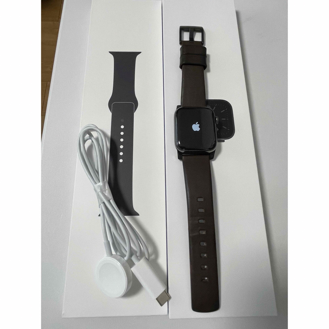 Apple(アップル)のAppleWatch6 40mm cellular 全面ガラスコーティング メンズの時計(腕時計(デジタル))の商品写真