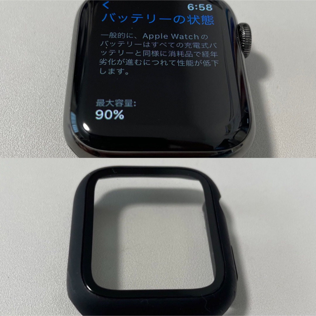 Apple(アップル)のAppleWatch6 40mm cellular 全面ガラスコーティング メンズの時計(腕時計(デジタル))の商品写真